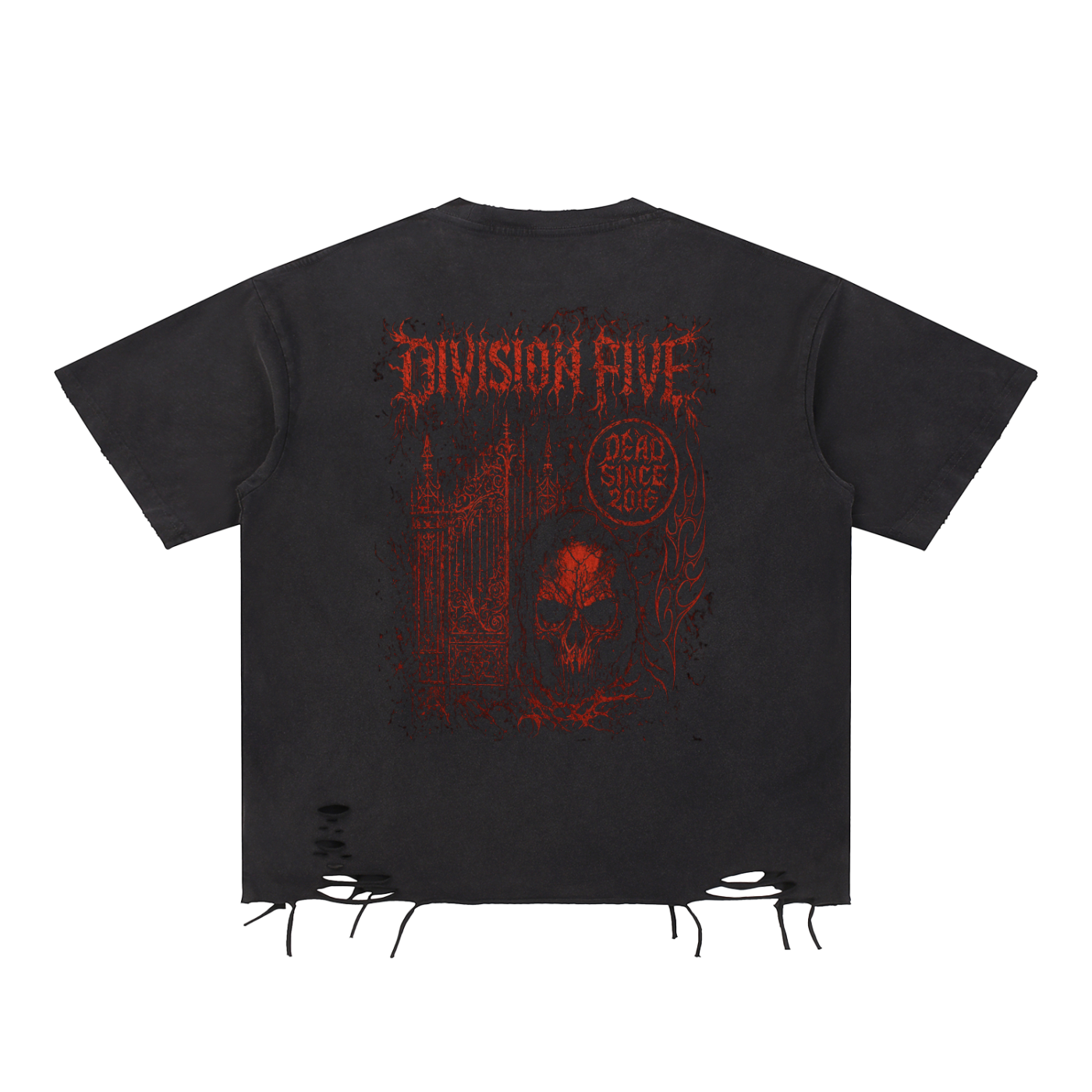 Gothic Blood Distressed Tee