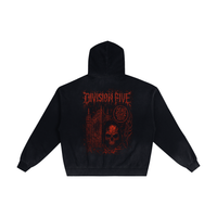 Gothic Blood Distressed Zip Up