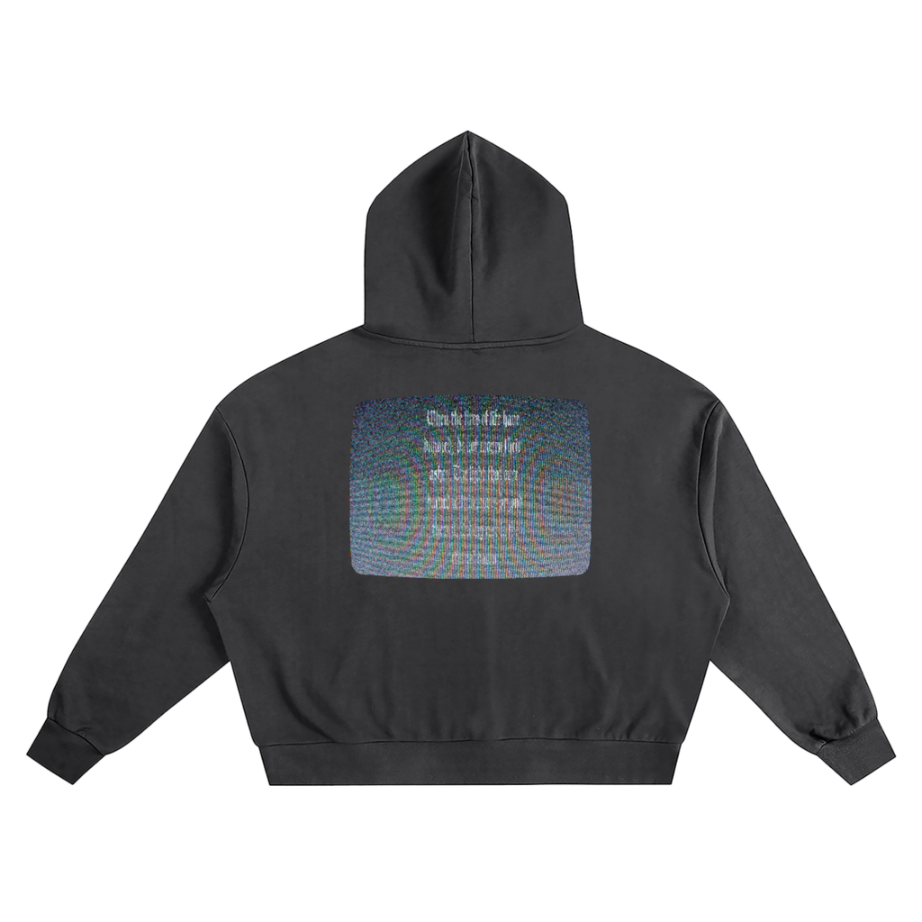 Static Logo Oversized Hoodie