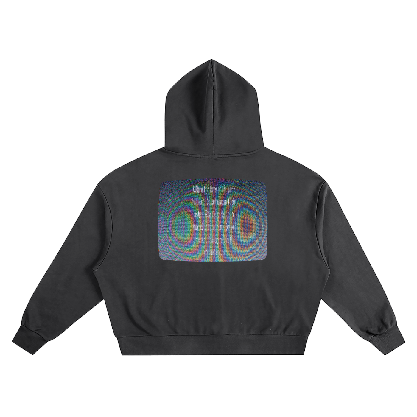 Static Logo Oversized Hoodie