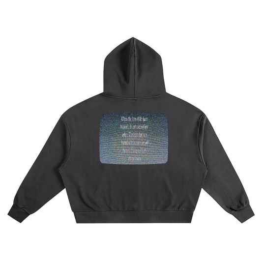 Static Logo Oversized Hoodie