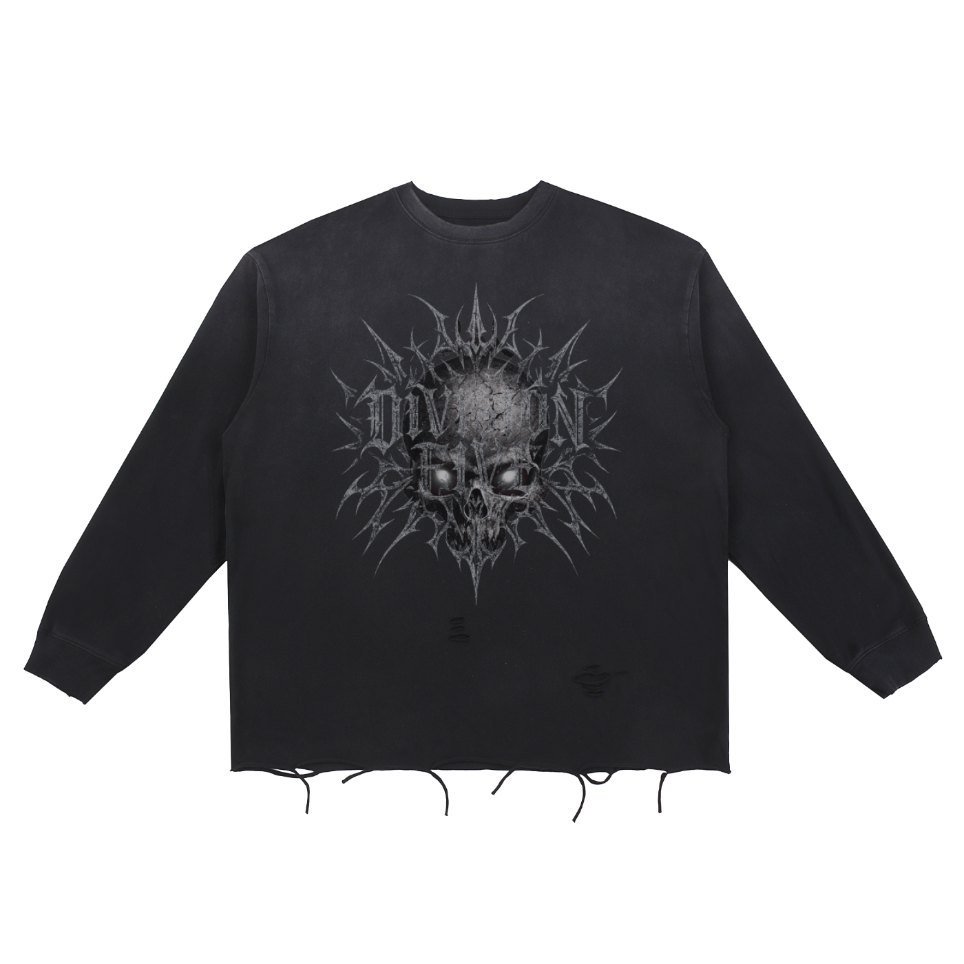 Gothic Skull Longsleeve Tee