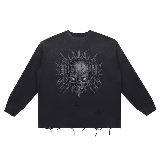 Gothic Skull Longsleeve Tee