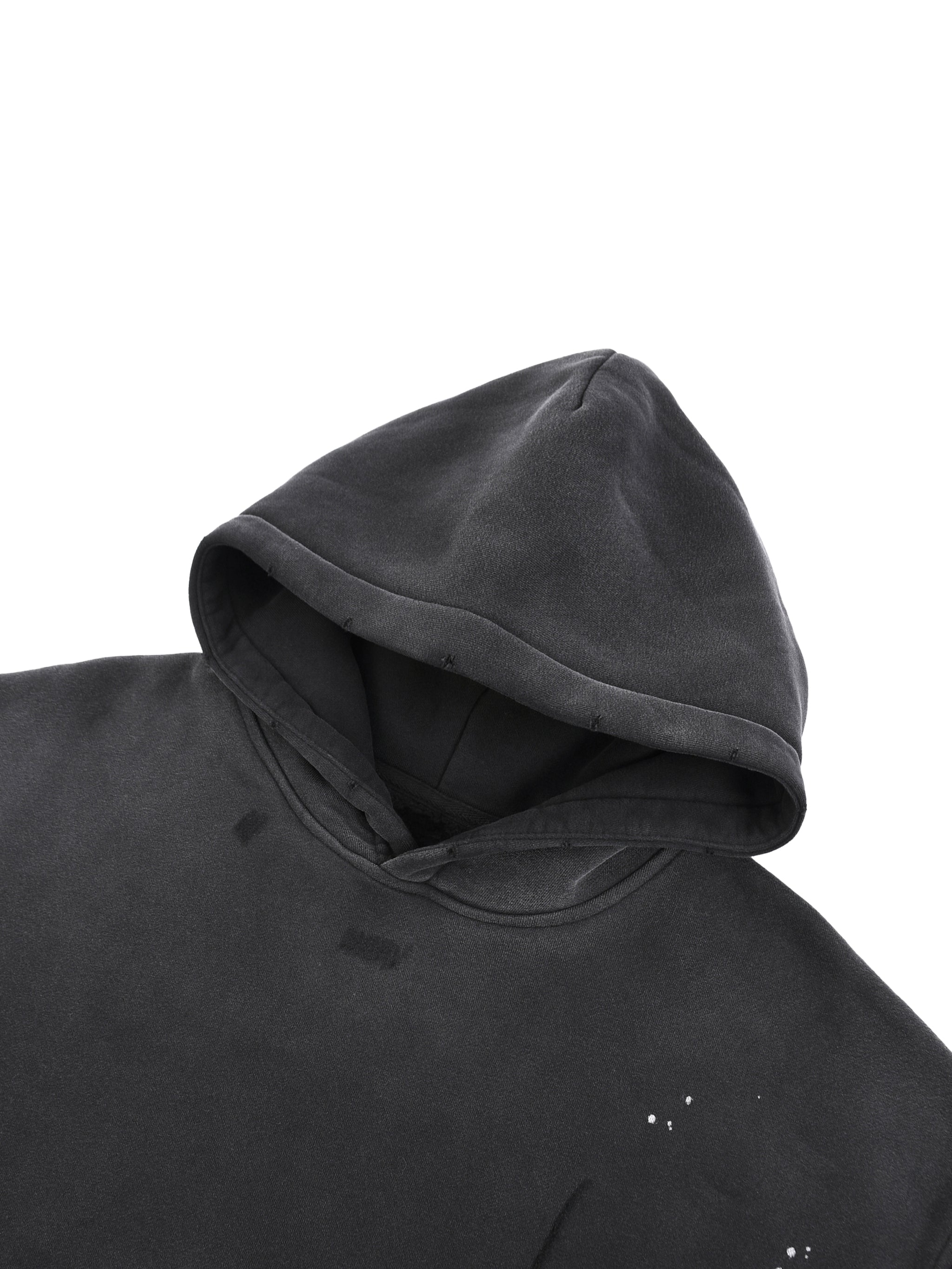 Vintage Style Distressed Hoodie